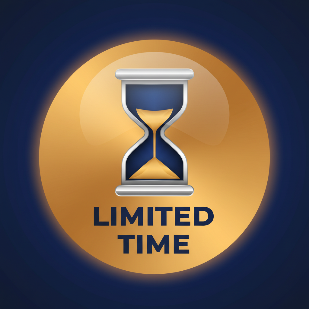 Hourglass icon indicating limited time
